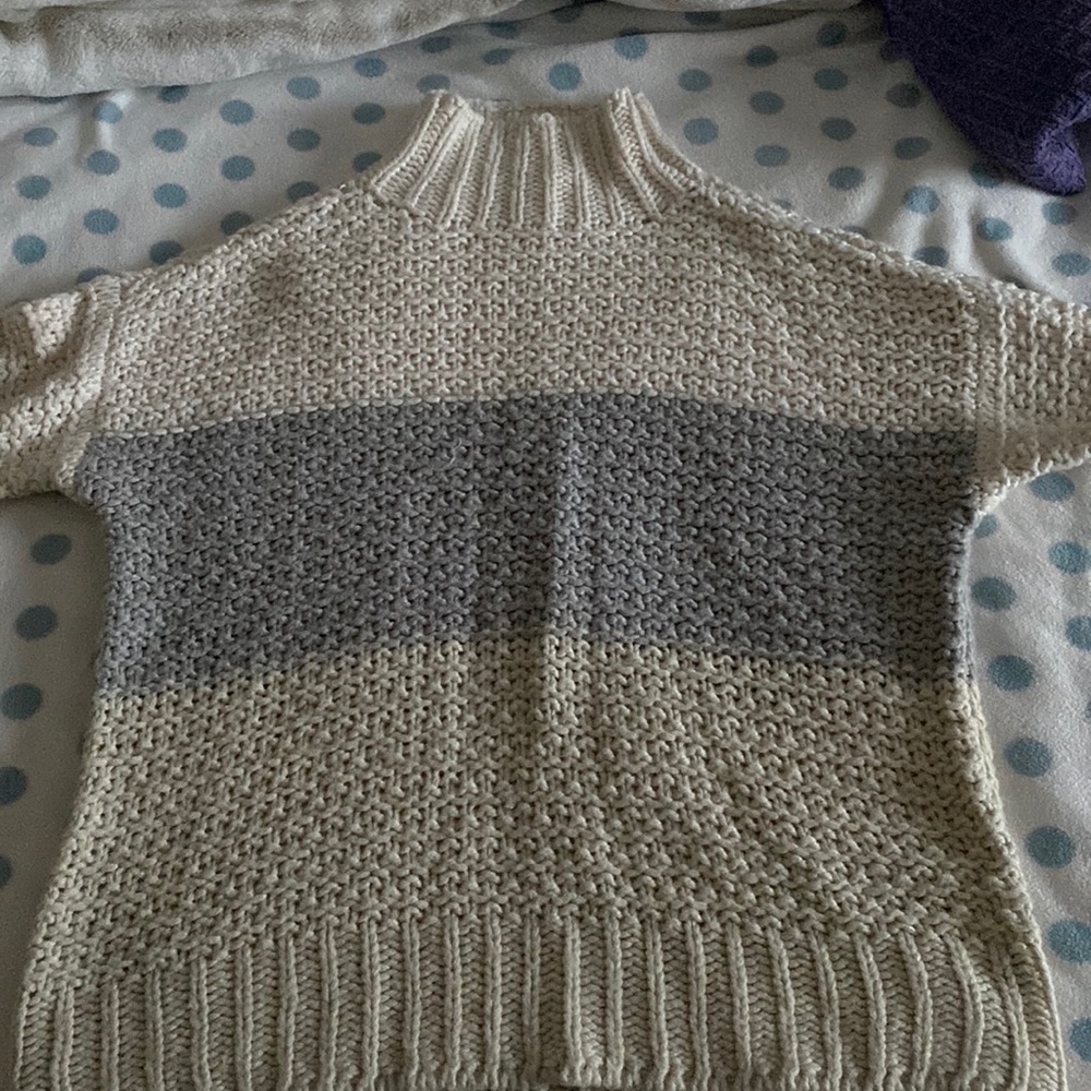 Mock Neck Knit Sweater